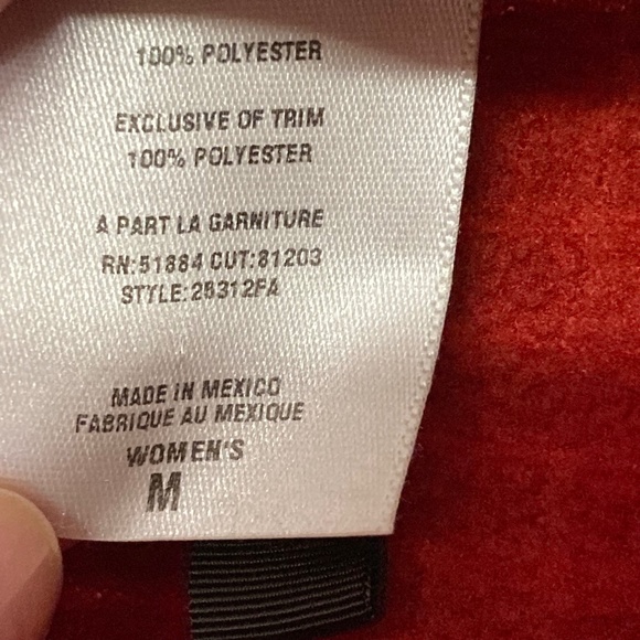 Patagonia R3 Radiant Jacket Chili Women's Size Medium Full Zip Fleece Mock Neck - Picture 2 of 8